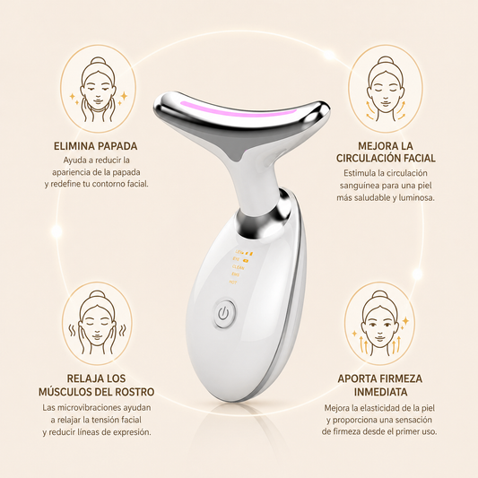 Luméa Lift – Masajeador Facial Inteligente 3 en 1